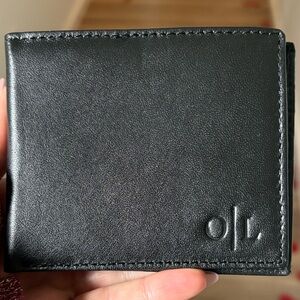 Black Cowhide Leather Wallet
